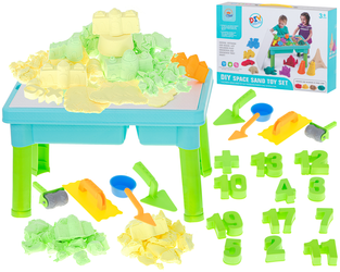 Stolik wodny Zestaw do kąpieli i piaskownicy Piasek kinetyczny Akcesoria do piasku dla dzieci 31el
