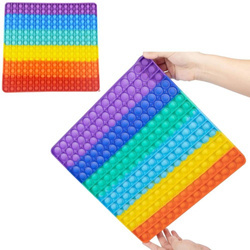 Duży kwadratowy Pop It zabawka sensoryczna antystresowa dla dzieci XXL 30x30cm