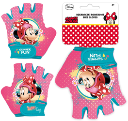 Rękawiczki na rower dla dzieci Myszka Minnie Disney 9015