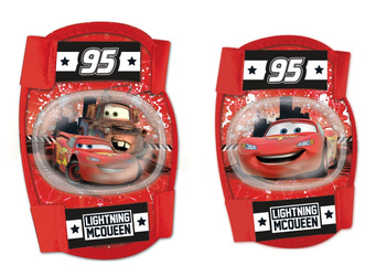 Ochraniacze na rower dla dzieci na łokcie i kolana Auta Cars Disney 9006