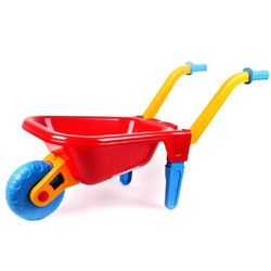 Taczka ogrodowa dla małego ogrodnika dla dzieci czerwona