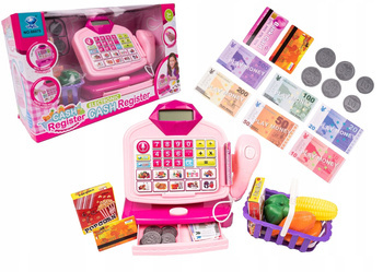 Duża elektroniczna sklepowa kasa fiskalna dla dzieci akcesoria