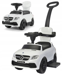Jeździk pchacz Mercedes AMG GLE 63 samochód dla dzieci biały 