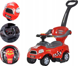 Autko jeździk dla dziecka, samochód pchacz czerwony Ecotoys