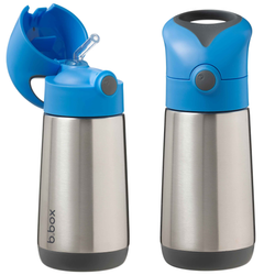 Bidon termiczny ze słomką i uchwytem termobutelka dla dzieci BBox 350ml Blue Slate BB00448