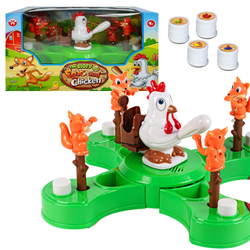 Gra zręcznościowa Lis i Kura dla dzieci Kradnij kurczaki z gniazda 4+