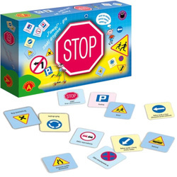 Gra pamięciowa edukacyjna dla dzieci Pamięć - znaki drogowe Alexander