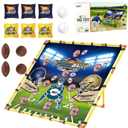 Gra zręcznościowa dla dzieci rzucanie do celu plansza woreczki piłki 