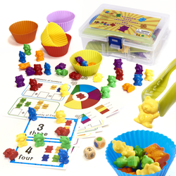 Zestaw do nauki liczenia Misie edukacyjne Montessori Łamigłówki Nauka matematyki Akcesoria