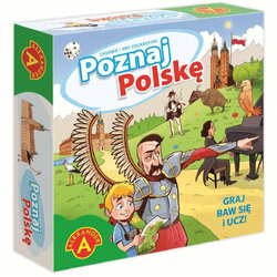 Gra edukacyjna Poznaj Polskę dla dzieci wersja light Alexander