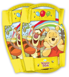 Ochraniacze na rower dla dzieci na łokcie i kolana Kubuś Puchatek Disney ER 35401/3