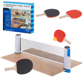 Duży zestaw do tenisa stołowego dla dzieci Gra w ping ponga Siatka Paletki Rakietki