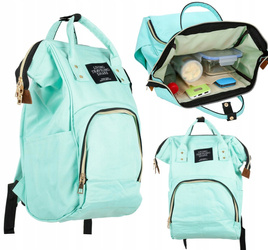 Torba do wózka plecak na pieluchy i przybory organizer dla mamy i taty 3w1