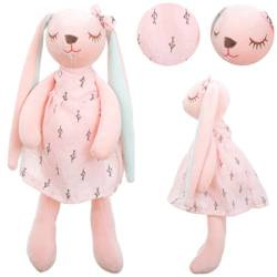 Pluszowa maskotka różowy króliczek dla dzieci 35 cm 