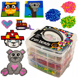 Prasowanka Koraliki Do Prasowania dla dzieci Duży zestaw 6000 elementów