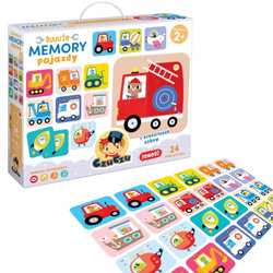 Czuczu Duuuże Memory Pojazdy gra dla najmłodszych 2+