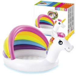 Dmuchany basenik Jednorożec Brodzik Daszek INTEX 57113