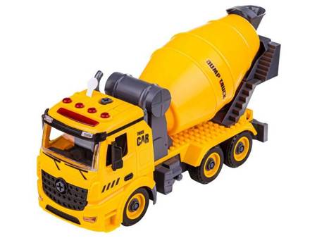 Ciężarówka do rozkręcania dla dzieci pojazdy budowy koparka betoniarka dźwig 3w1