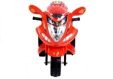 Duży motocykl elektryczny trzykołowy Motor na akumulator dla dzieci czerwony BJX-88