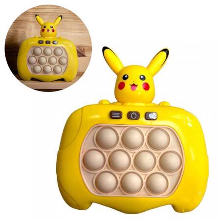 Gra zręcznościowa elektroniczna pop it dla dzieci Pikachu antystresowa