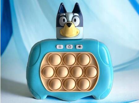 Gra zręcznościowa elektroniczna pop it dla dzieci antystresowa BLUEY BINGO BLUE