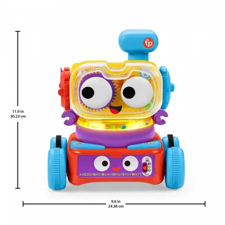 Interaktywny robocik edukacyjny przyjaciel dziecka robot Fisher Price 4w1