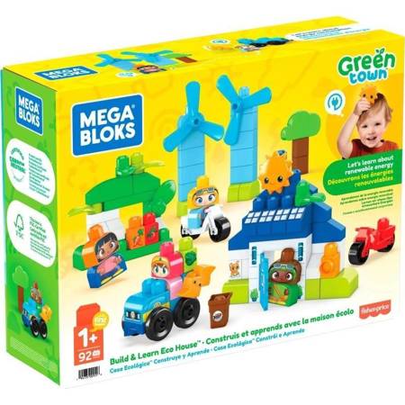 Klocki Mega Bloks Green Town - Ekodomek 92 elem