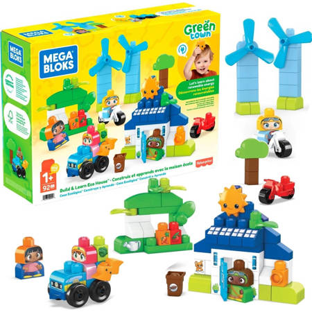 Klocki Mega Bloks Green Town - Ekodomek 92 elem