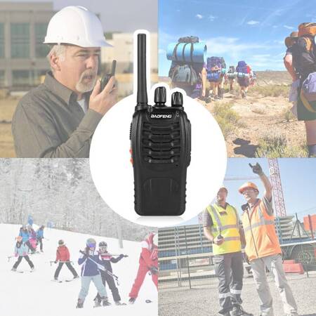 Krótkofalówka walkie talkie 2 sztuki BAOFENG BF-888S HT PMR BF888S