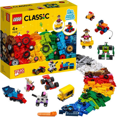 LEGO Classic Zestaw Klocki 11014 na kołach