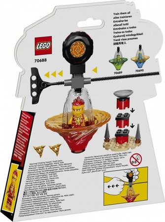 Lego Ninjago - Szkolenie wojownika Spinjitsu Kaia 70688