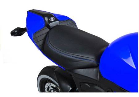 Motor na akumulator dla dzieci motocykl elektryczny ze światłami LED niebieski SX1628 