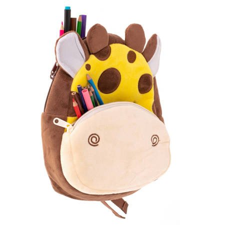 Plecak dla przedszkolaka - pluszowa Żyrafa
