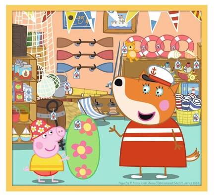 Puzzle Świnka Peppa 10w1 Poznaj Świnkę Peppę od Trefl