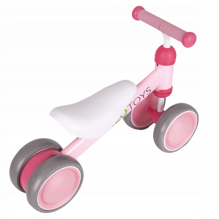 Rowerek biegowy dla dzieci jeździk chodzik różowy Ecotoys JM-118 PINK