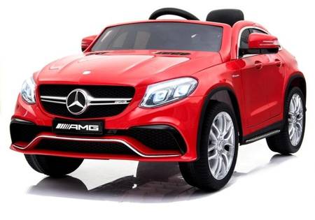 Samochód na akumulator Mercedes GLE63 Coupe elektryczny Auto dla dzieci czerwony