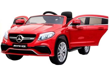 Samochód na akumulator Mercedes GLE63 Coupe elektryczny Auto dla dzieci czerwony