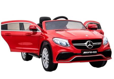 Samochód na akumulator Mercedes GLE63 Coupe elektryczny Auto dla dzieci czerwony