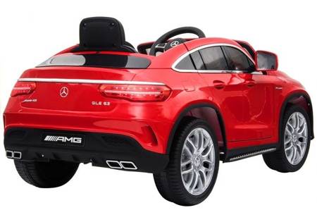 Samochód na akumulator Mercedes GLE63 Coupe elektryczny Auto dla dzieci czerwony