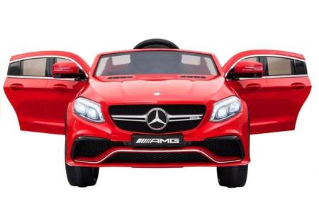 Samochód na akumulator Mercedes GLE63 Coupe elektryczny Auto dla dzieci czerwony