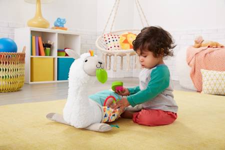 Sensoryczna lama 'Rośnij ze mną' maskotka do przytulania FISHER-PRICE GHJ03