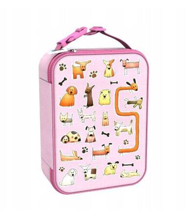 Śniadaniówka Lunch Box Lunch Bag Torba na żywność dla dziecka do szkoły pieski psy ION8