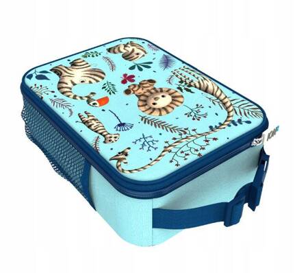 Śniadaniówka Lunch Box Lunch Bag Torba na żywność dla dziecka do szkoły zwierzęta zebra ION8