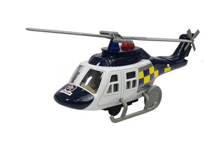 Zestaw pojazdów dla dzieci Samochody specjalne Policja Helikopter Motor