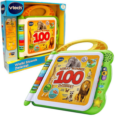 vTech Książeczka interaktywna Wielki słownik zwierząt 