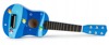 Drewniana gitara akustyczna dla dzieci kostka niebieska Ecotoys FO18 BLUE