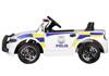 Elektryczny samochód na akumulator policja Auto dla dzieci światła LED